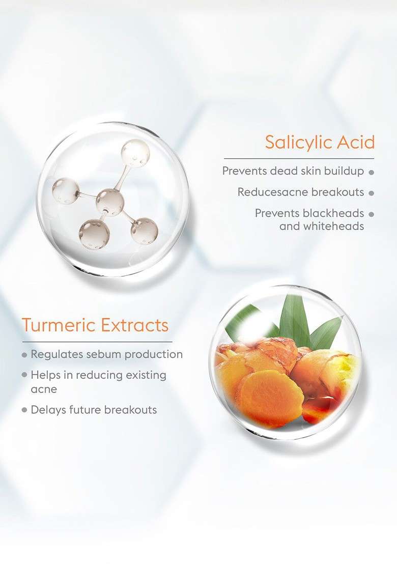 Vlcc Salicylic Acid Turmeric Serum Facewash For Am Aloe Vera Pm - Indya