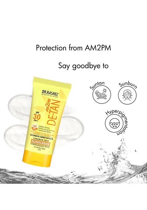 Dr Rashel De Tan Spf 30 Pa With Cucumber For Face Body Sunscreen 50 Ml