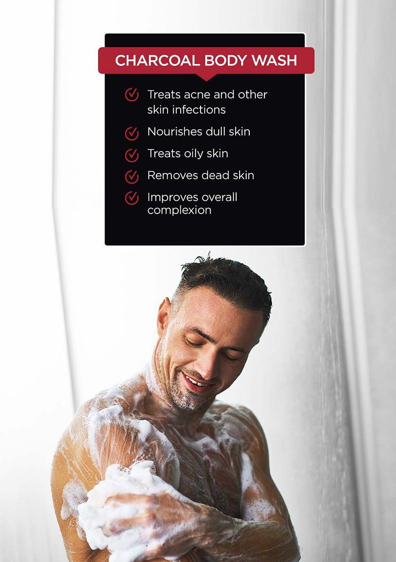 The Man Company Lemongrass Cinnamon Charcoal Body Wash 250 Ml