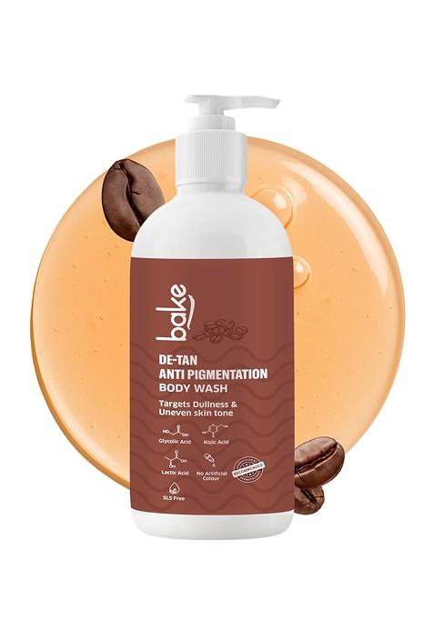 Bake De Tan Anti Pigmentation Body Wash With Glycolic Lactic Acid 250 Ml