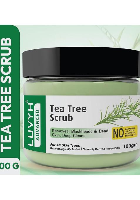 Luvyh Advanced Tea Tree Scrub For All Skin Types 100 G