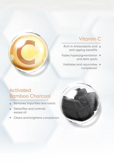 Vlcc Vitamin C Charcoal Serum Facewash For Am Aloe Vera Pm