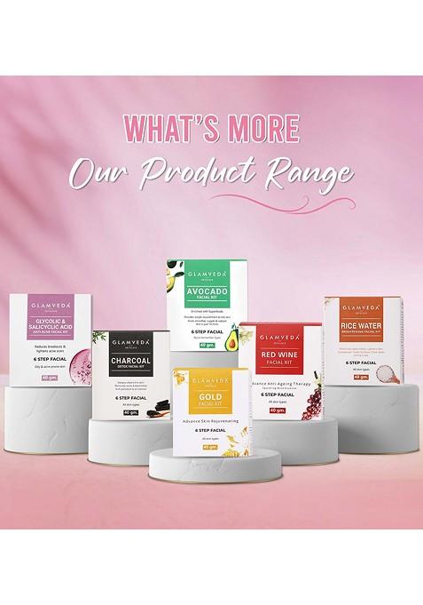 Glamveda Set Of 2 Watermelon Collagen Facial Kit 40Gm Each