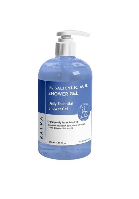 Kaiva 1 Salicylic Acid Shower Gel With Glycolic 100 Ml