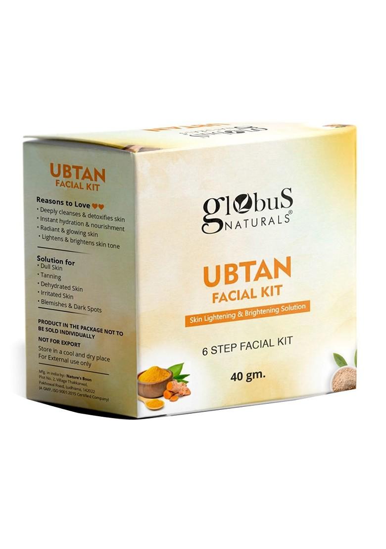 Globus Naturals Ubtan 6 Step Facial Kit For Skin Lightening 40 G