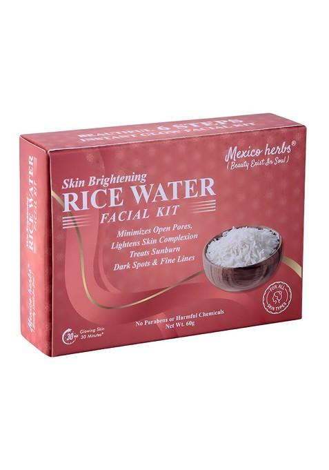 Mexico Herbs Skin Brightening Rice Water Facial Kit 60 G