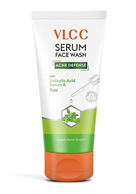 Vlcc Acne Defense Serum Facewash With Salicylic Acid Tulsi 100Ml