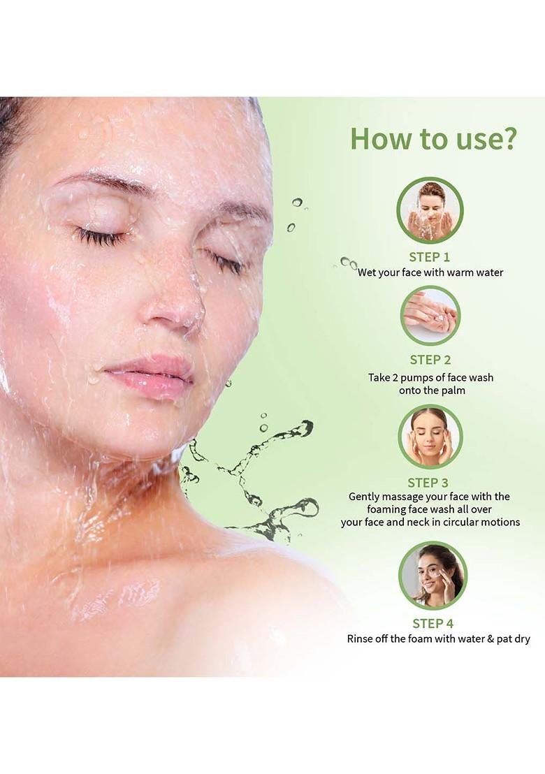 Ayouthveda Deep Clean Foaming Face Wash With Ultra Refreshing Formula 100 Ml