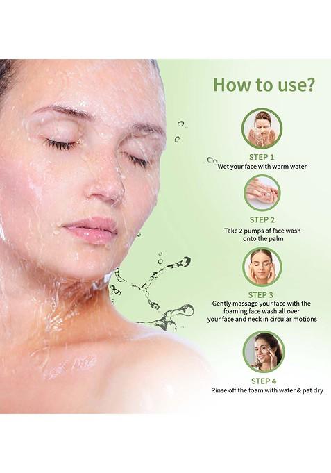 Ayouthveda Deep Clean Foaming Face Wash With Ultra Refreshing Formula 100 Ml