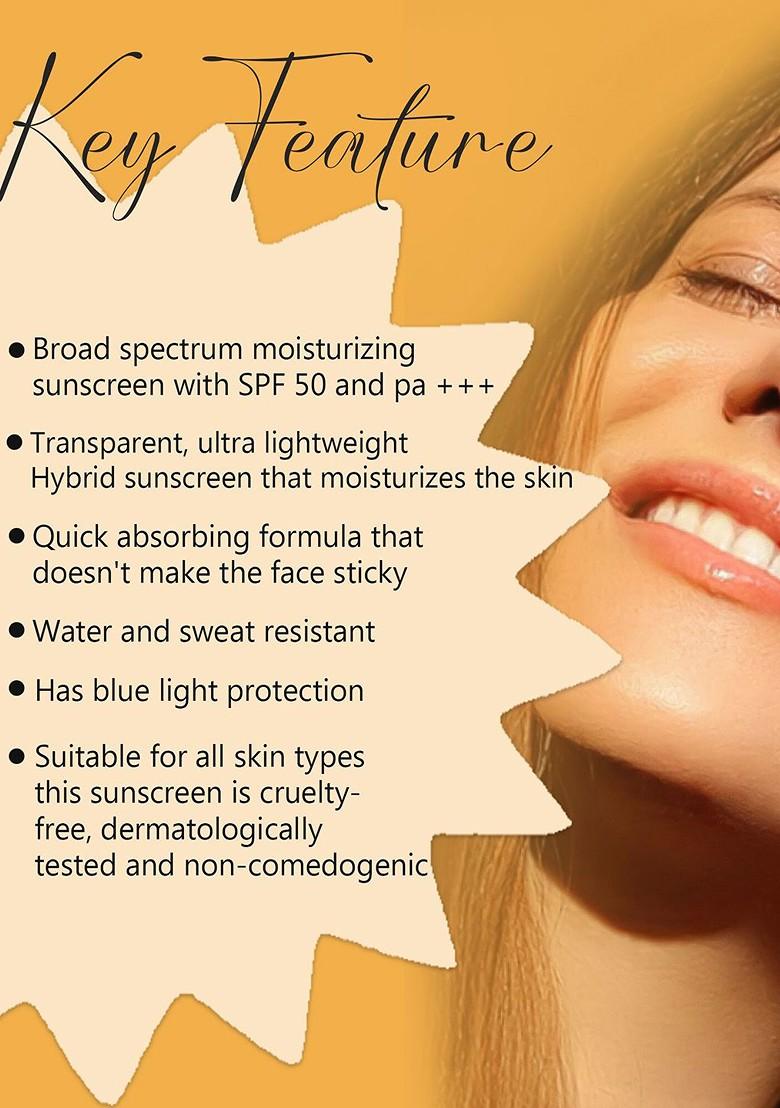 Glamveda Water Sweat Resistant Spf 50 Pa Sunscreen Lotion 60Ml