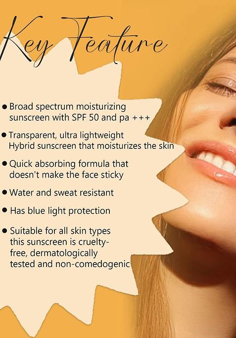 Glamveda Water Sweat Resistant Spf 50 Pa Sunscreen Lotion 60Ml