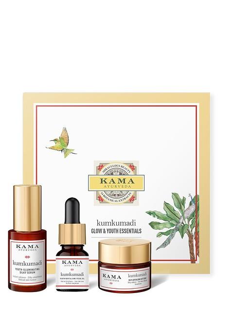 Kama Ayurveda Kumkumadi Glow Discovery Set Powered With Saffron