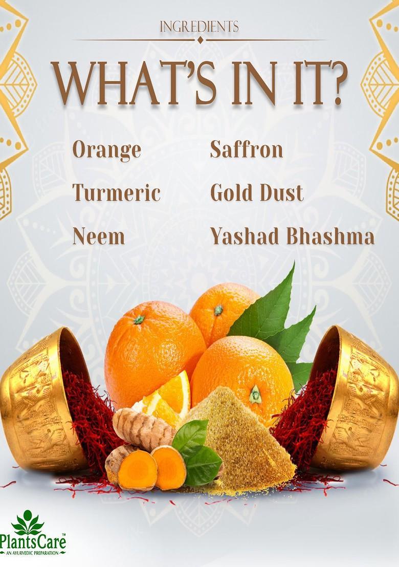 Plantscare Radiance Gold Pure Facial Kit 525 G