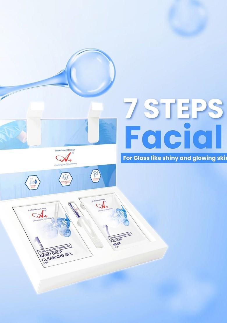 A Professional Range Korean Glass Monodose Facial Kit