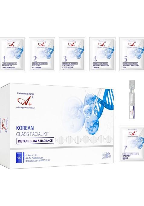 A Professional Range Korean Glass Monodose Facial Kit