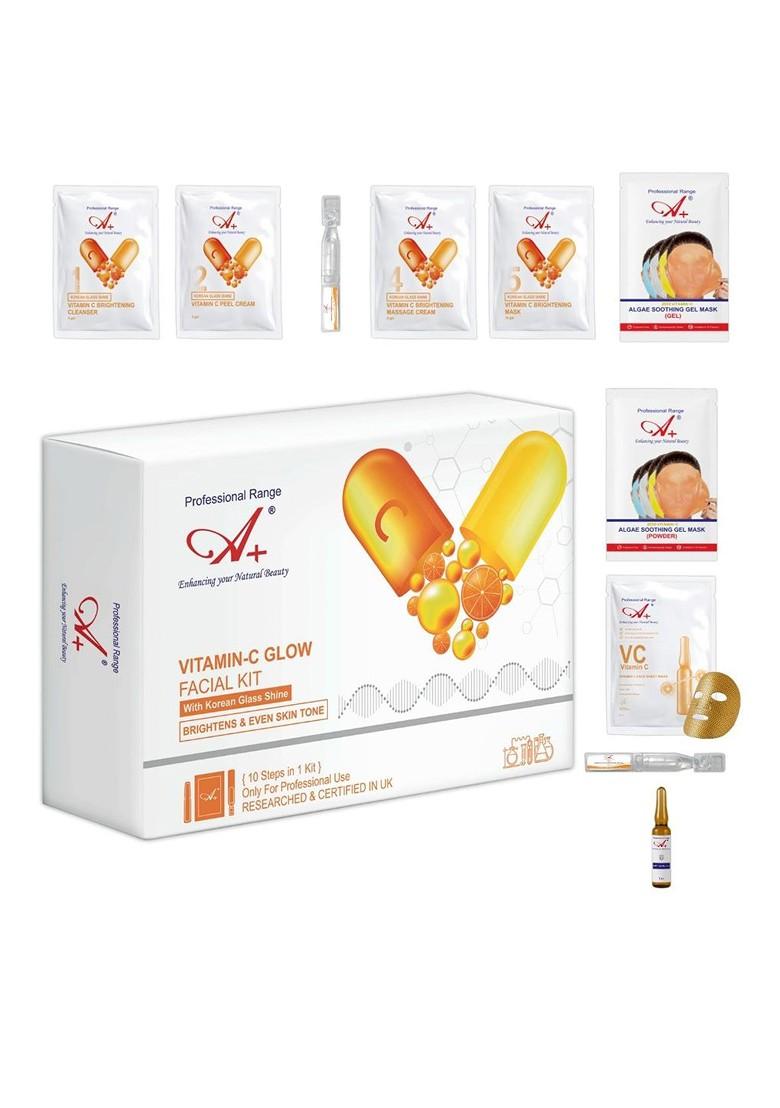 A Professional Range 10 Step Vitamin C Korean Glass Facial Monodose Kit 300 G