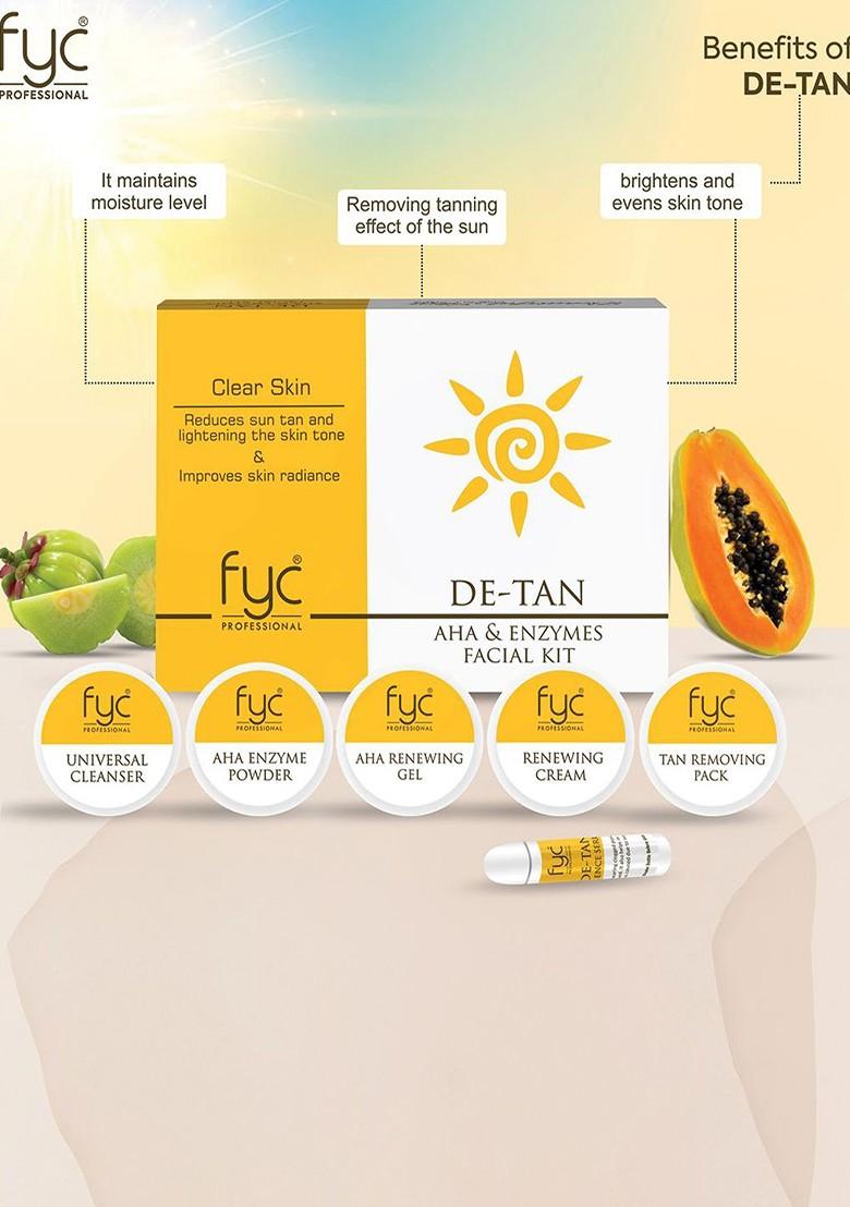 Fyc Professional 6 Step De Tan Aha Enzymes Facial Kit 260 G