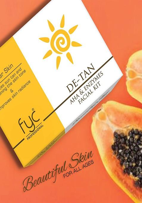 Fyc Professional 6 Step De Tan Aha Enzymes Facial Kit 260 G