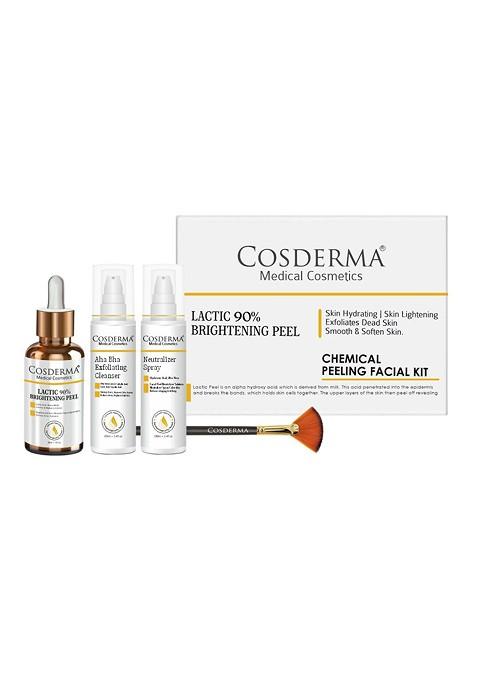 Cosderma Lactic 90 Brightening Peel Facial Kit