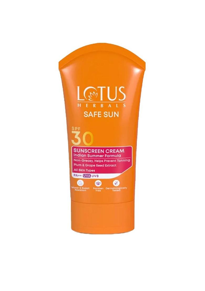Lotus Herbals Safe Sun Spf 30 Pa Sunscreen Cream 50 G