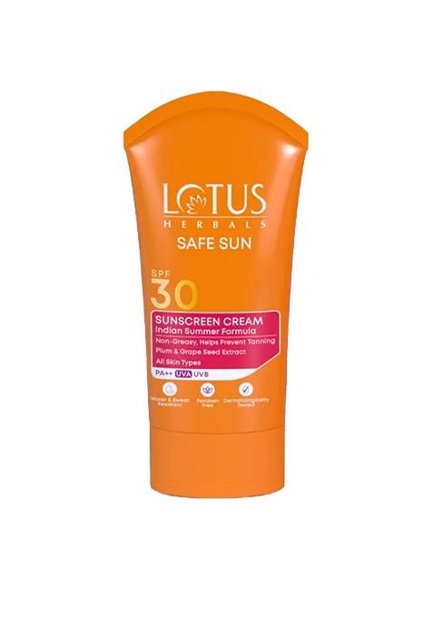 Lotus Herbals Safe Sun Spf 30 Pa Sunscreen Cream 50 G