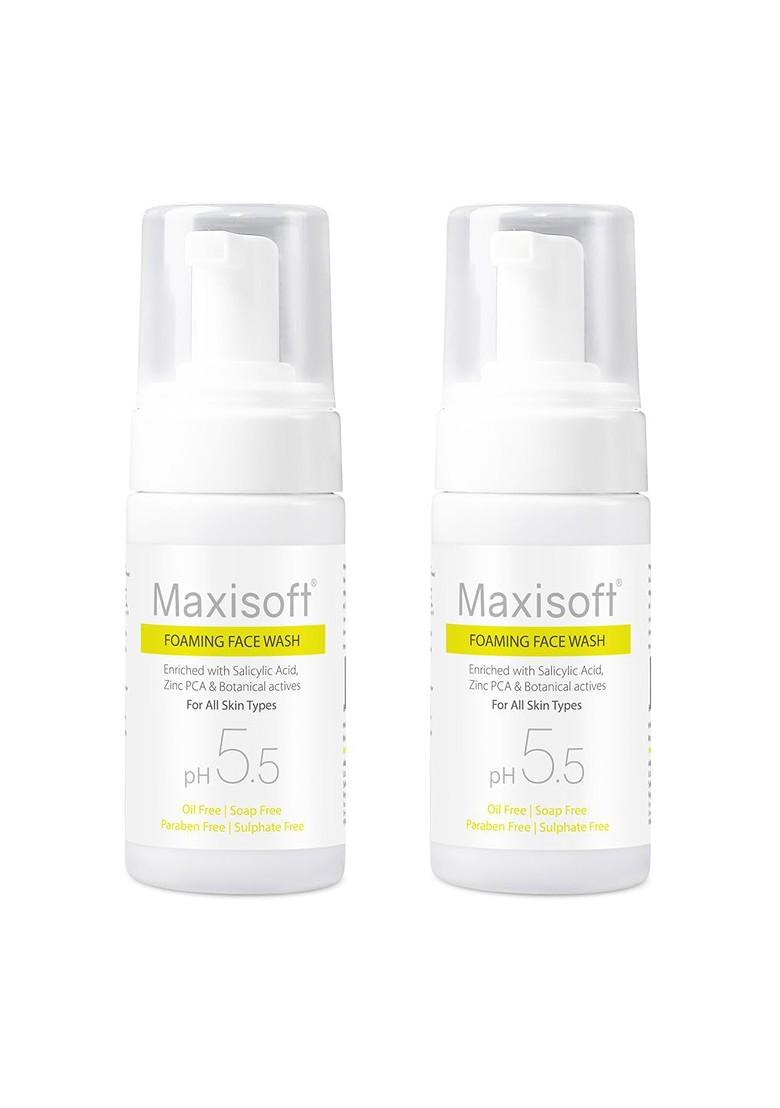 Maxisoft Set Of 2 Anti Acne Pimple Foaming Face Wash 100Ml Each
