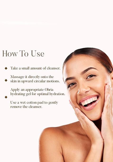 Ohria Ayurveda 100 Soap Free Papaya Yoghurt Moisturizing Facial Cleanser 200 Ml