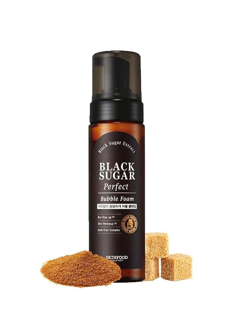 Skinfood Black Sugar Perfect Bubble Foam With Glycerin Castor Oil 200 Ml
