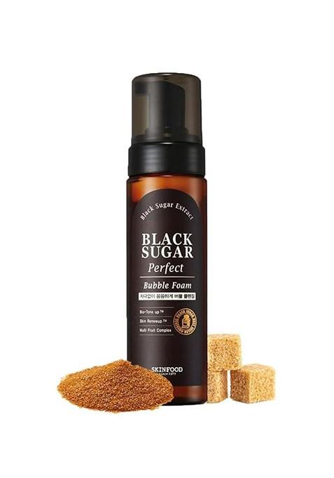 Skinfood Black Sugar Perfect Bubble Foam With Glycerin Castor Oil 200 Ml