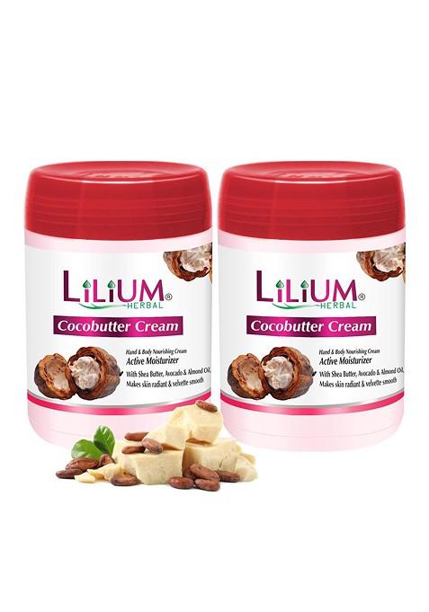 Lilium Women Set Of 2 Cocobutter Massage Cream With Fruit Extract 900Gm