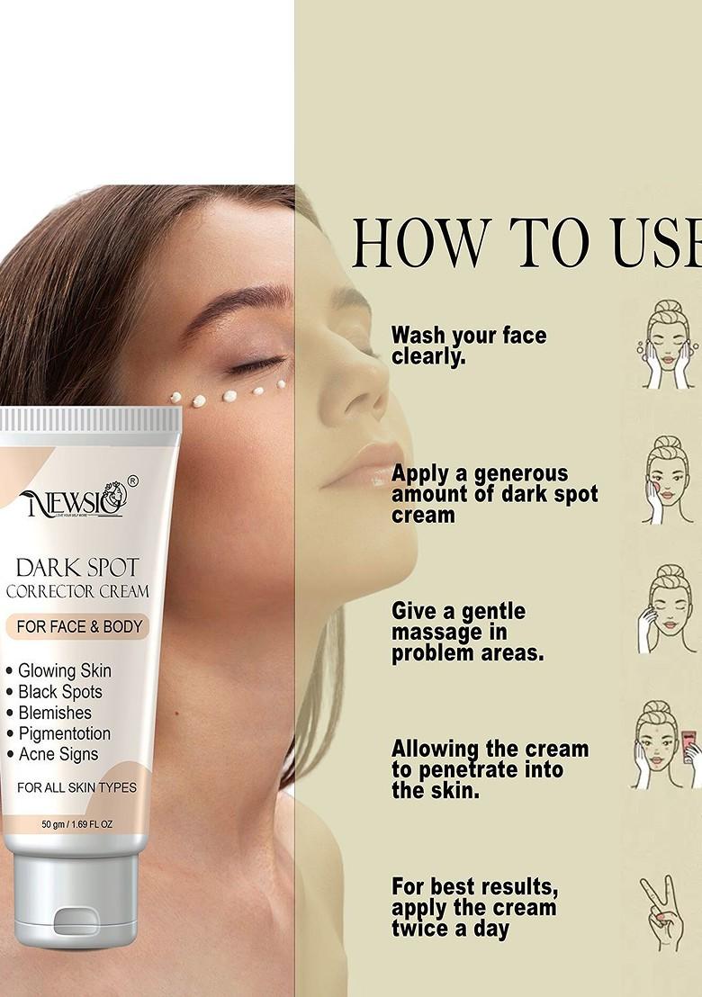 Newsio Dark Spot Corrector Cream With Vitamin E 50G