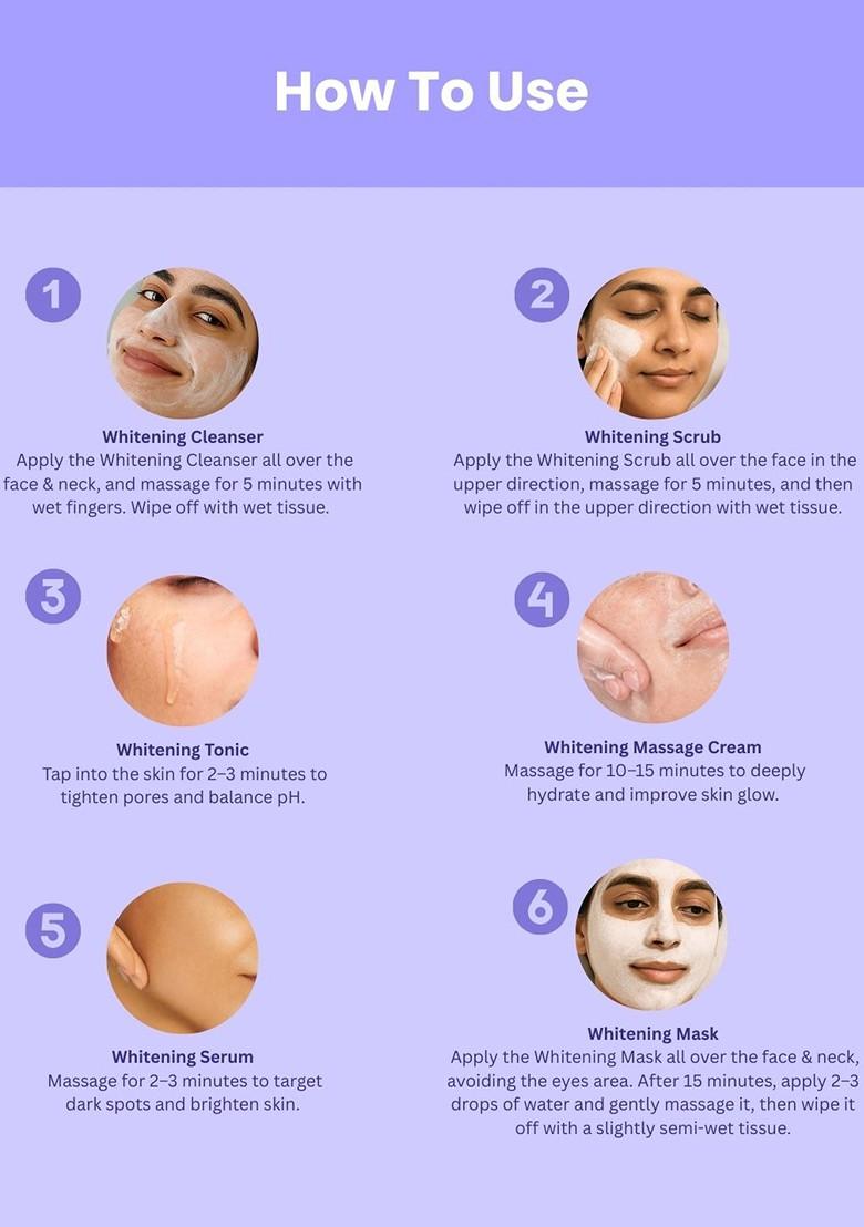 A Professional Range Whitening Monodose Facial Kit 135 G