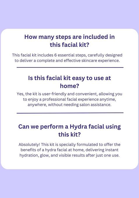 A Professional Range Whitening Monodose Facial Kit 135 G