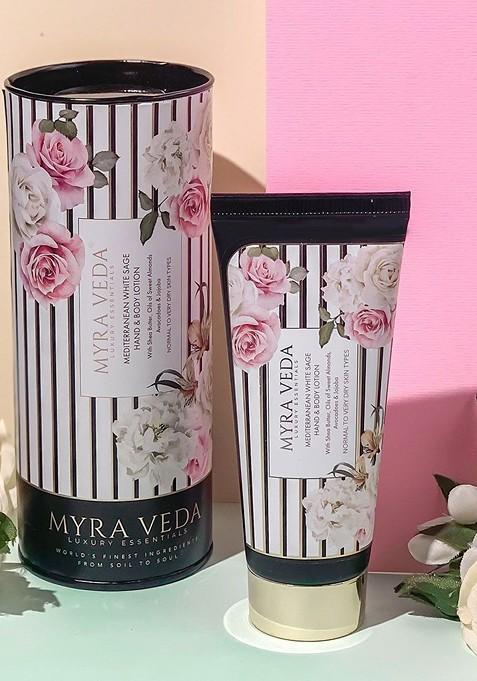 Myra Veda Mediterranean White Sage Hand Body Lotion 200 Ml