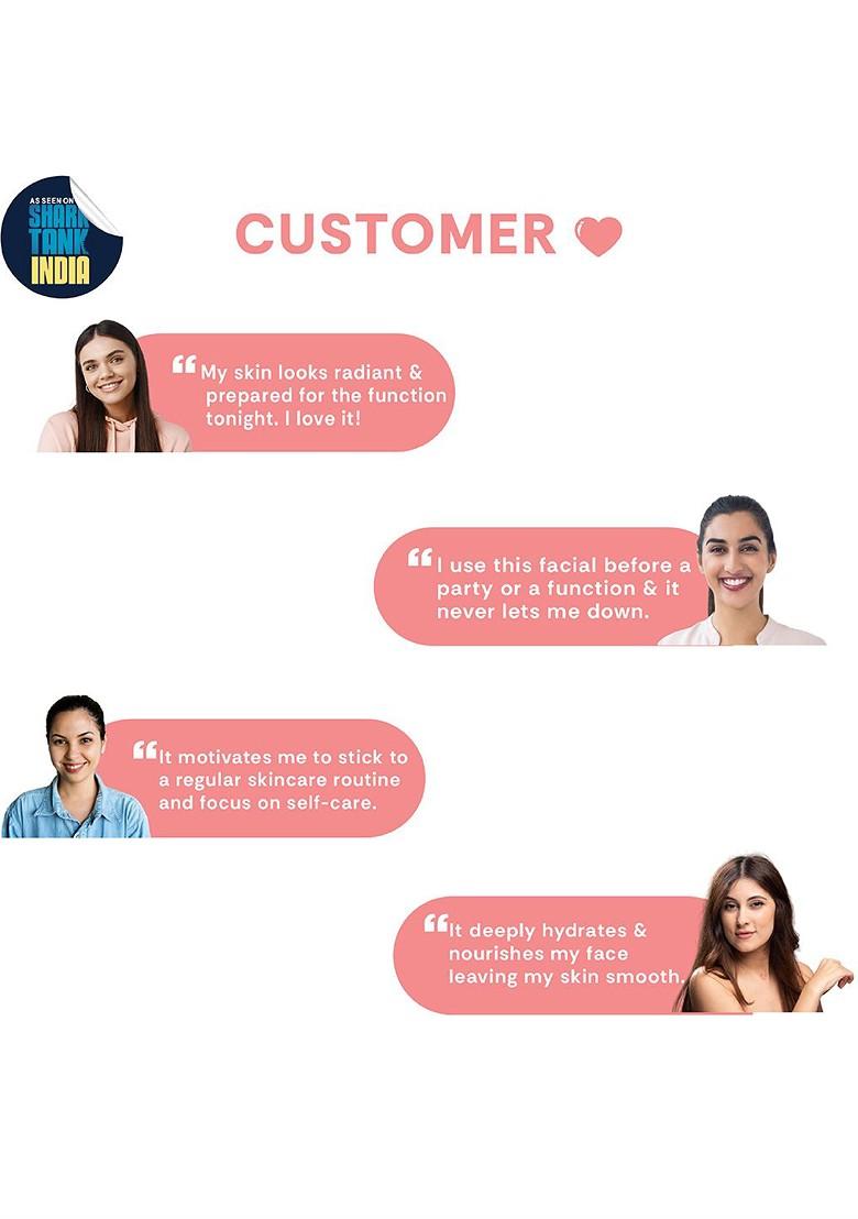 Mintree 5 Step Pomegranate Glow Facial Kit 45 G