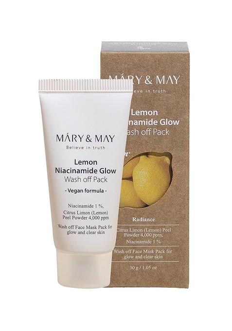 Mary & May Lemon Niacinamide Glow Wash Off Pack 30 G