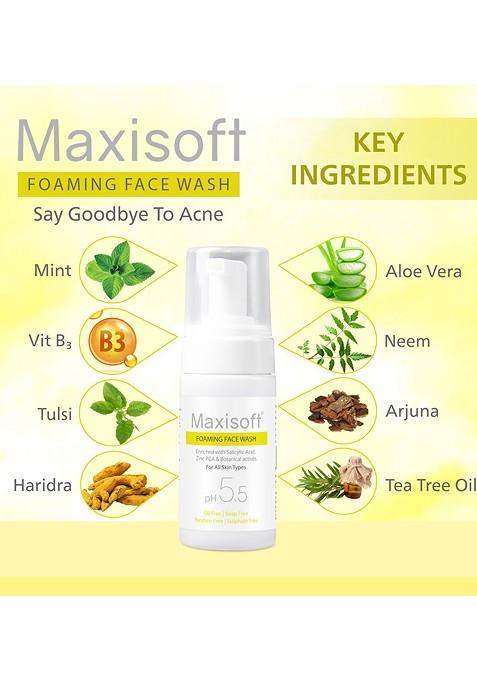 Maxisoft Set Of 3 Anti Acne Pimple Foaming Face Wash 100 Ml Each