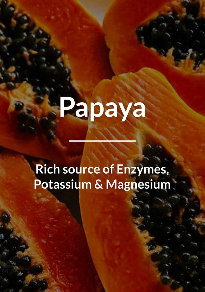 Lotus Botanicals Set Of 3 Papaya Vitamin E Brightening Face Scrub 100G Each