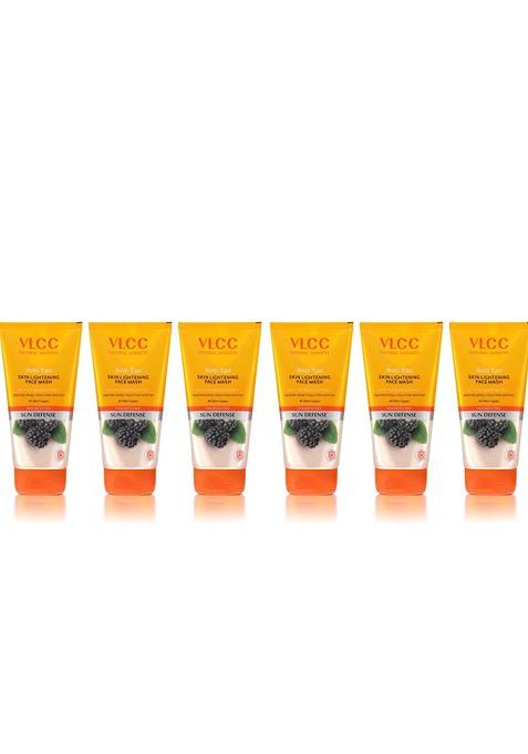 Vlcc Set Of 6 Anti Tan Skin Lightening Face Wash 150G Each
