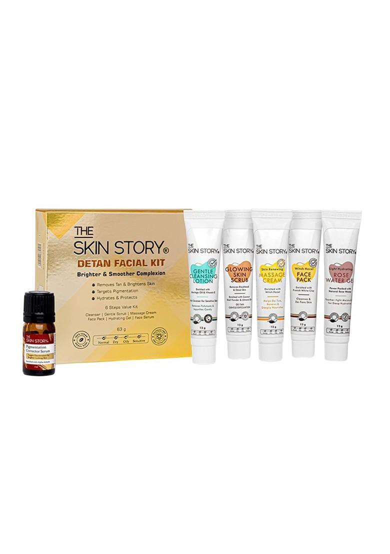 The Skin Story Detan Facial Kit For Brighter 12 G Each