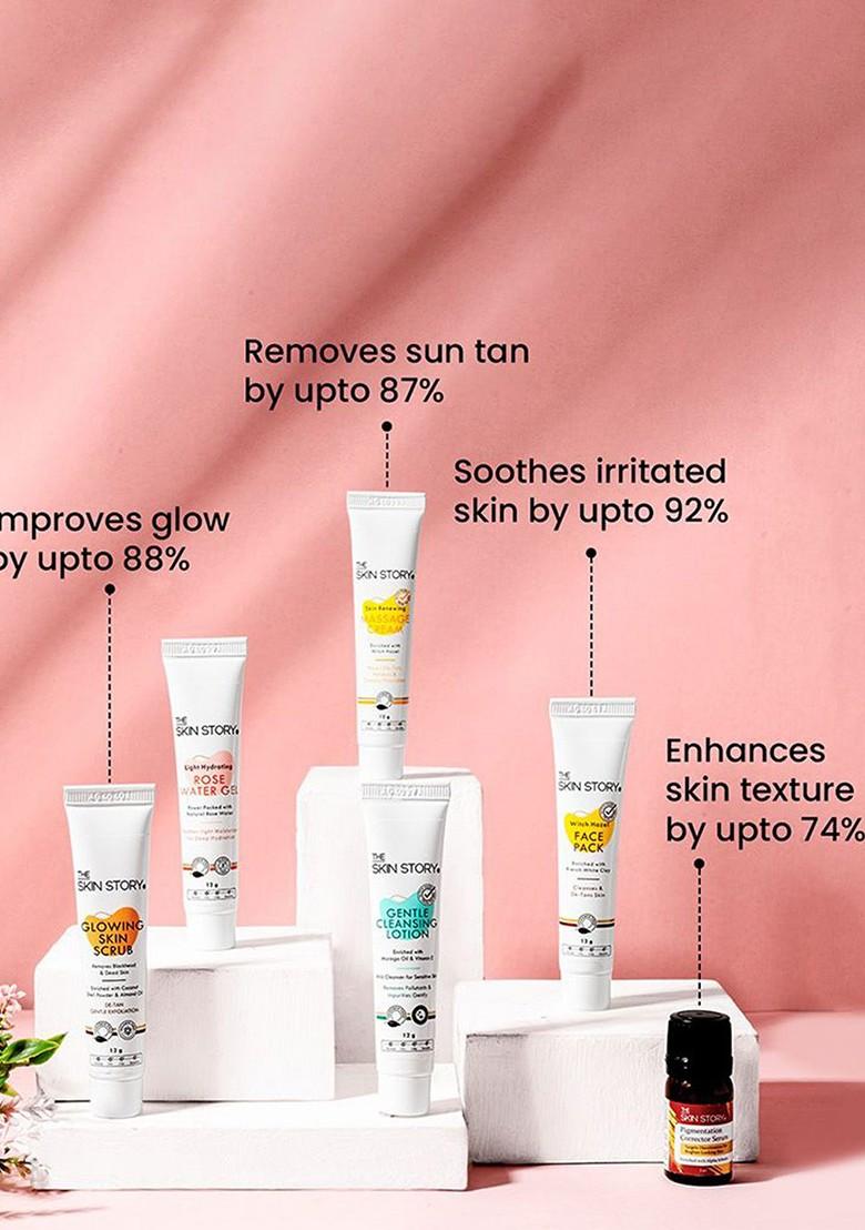 The Skin Story Detan Facial Kit For Brighter 12 G Each