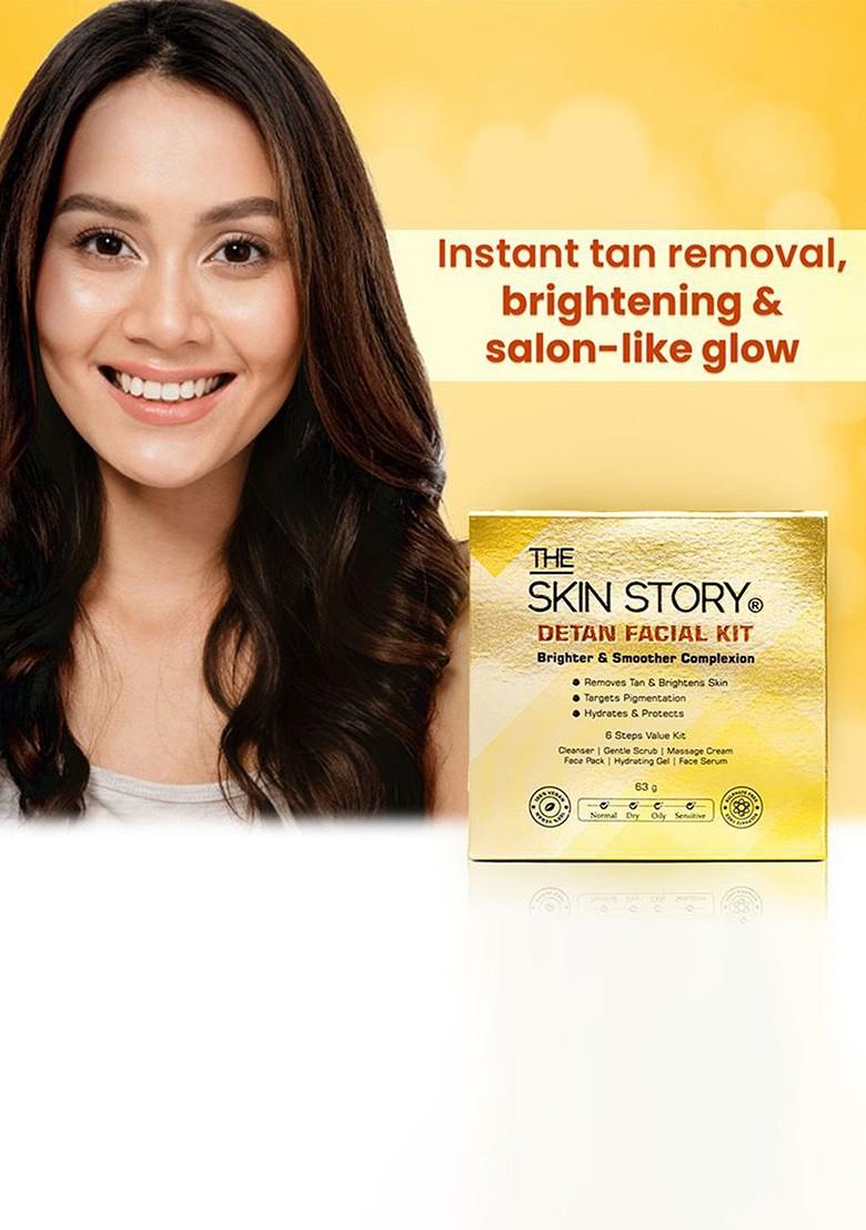 The Skin Story Detan Facial Kit For Brighter 12 G Each