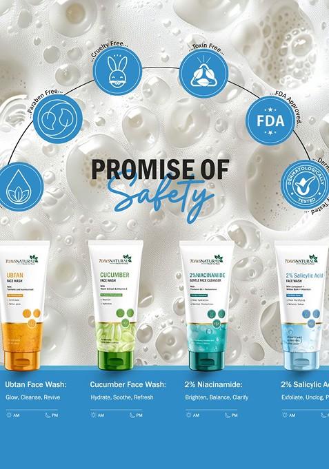 7Daysnatural Natural 2 Salicylic Acid Face Wash For Oily Skin 100 Ml