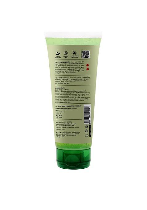 Jiva Set Of 2 Deep Cleansing Neem Face Wash For Acne Control 100 G Each