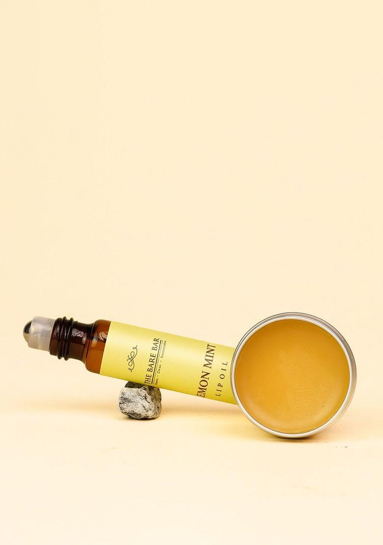 The Bare Bar Set Of 2 Berry Blast Lip Balm Lemon Mint Oil