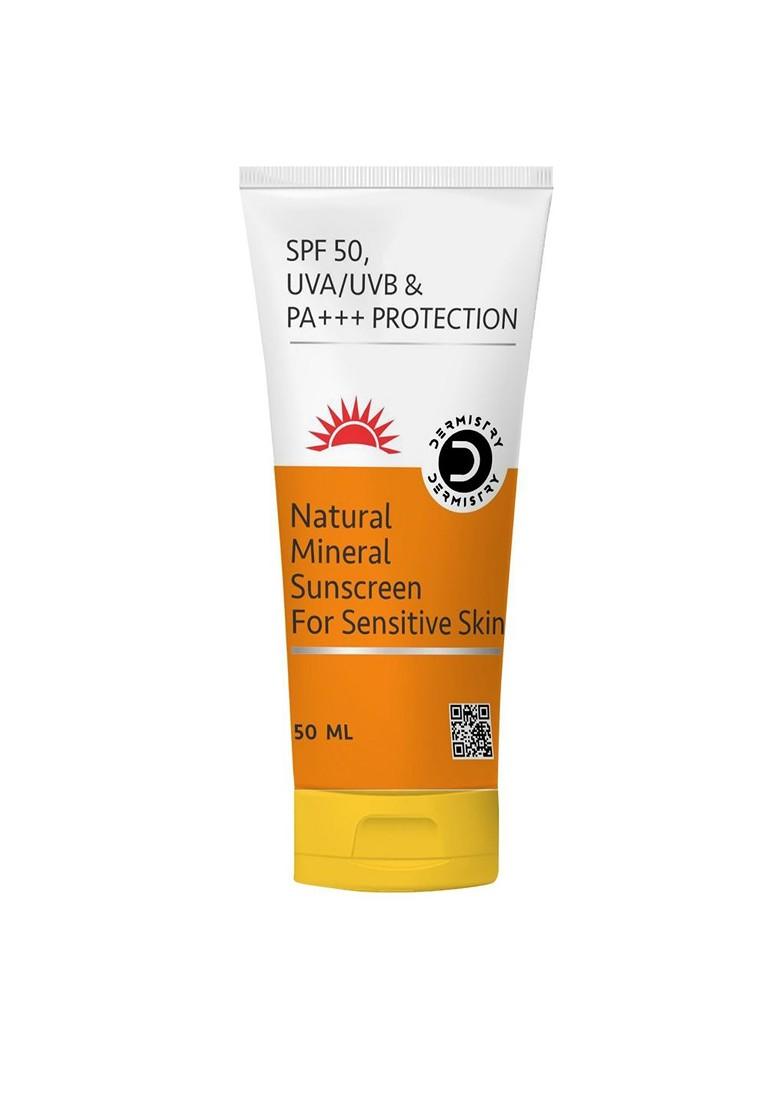 Dermistry Natural Mineral Water Based Spf50 Sunscreen 50Ml