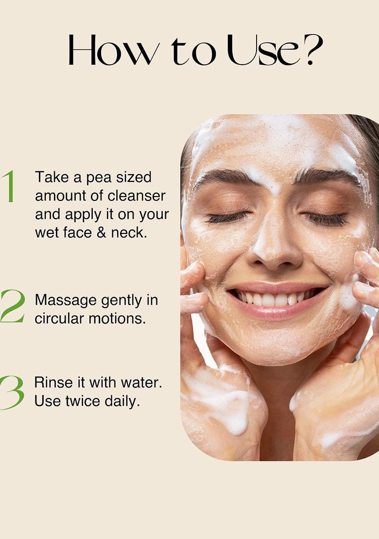 Nourish Mantra Tatva Green Tea Face Wash 50Ml