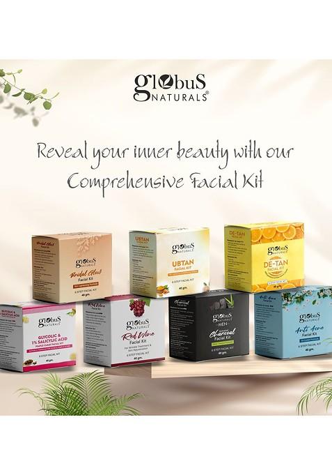Globus Naturals Anti Acne Oil Control 6 Step Facial Kit 40Gm