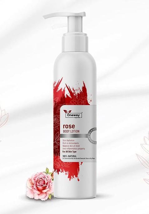 Oneway Happiness Rose Body Lotion With Aloe Vera 200 Ml