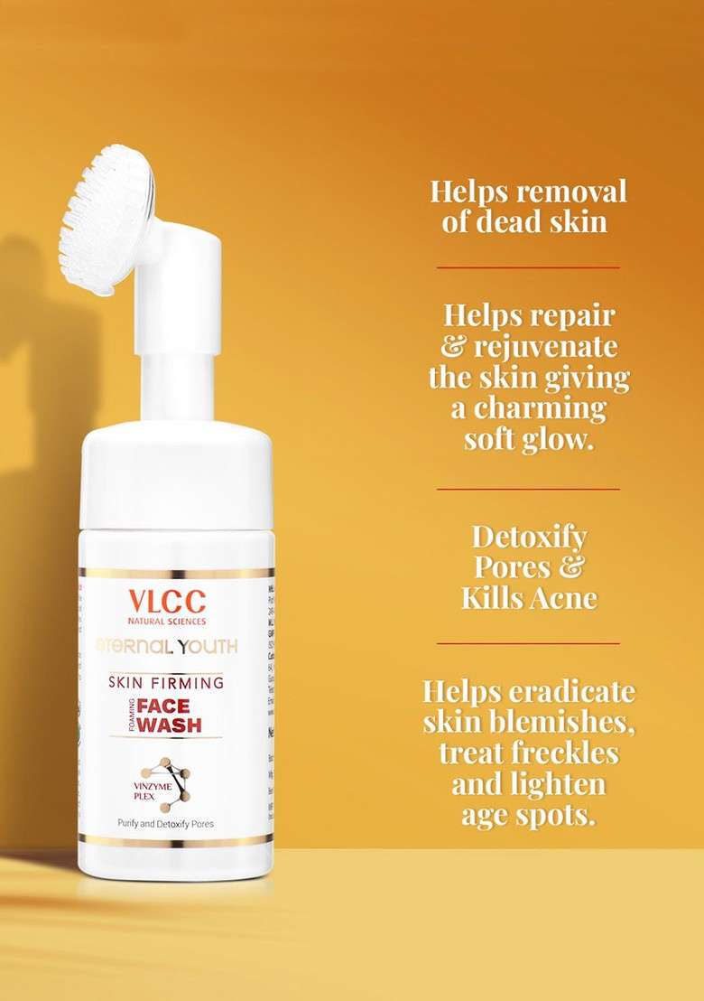 Vlcc Natural Sciences Eternal Youth Skin Firming Foaming Face Wash 100 Ml - Indya